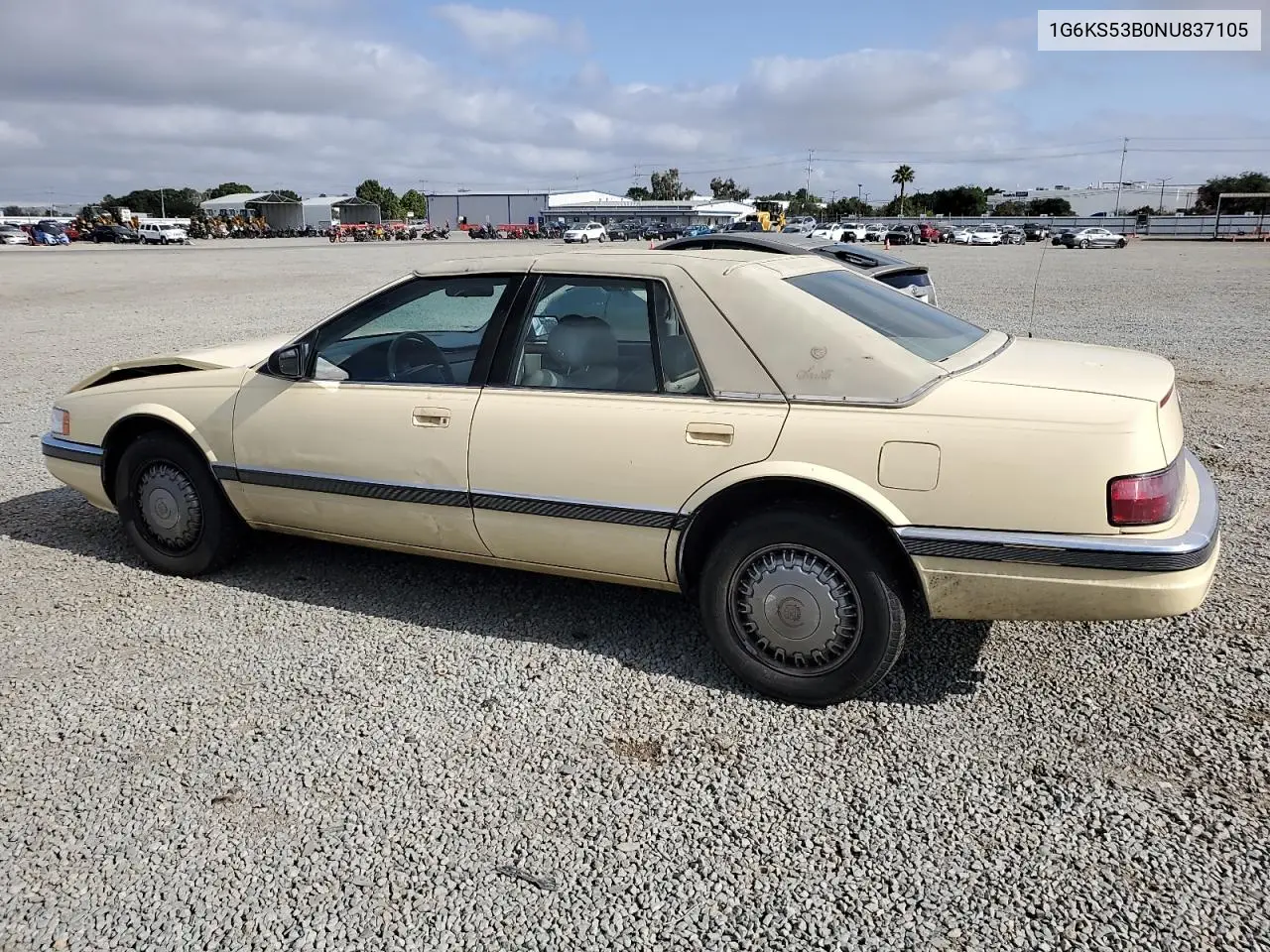 1992 Cadillac Seville VIN: 1G6KS53B0NU837105 Lot: 55865205