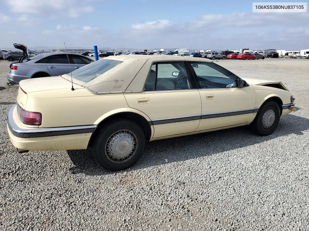 1992 Cadillac Seville VIN: 1G6KS53B0NU837105 Lot: 55865205