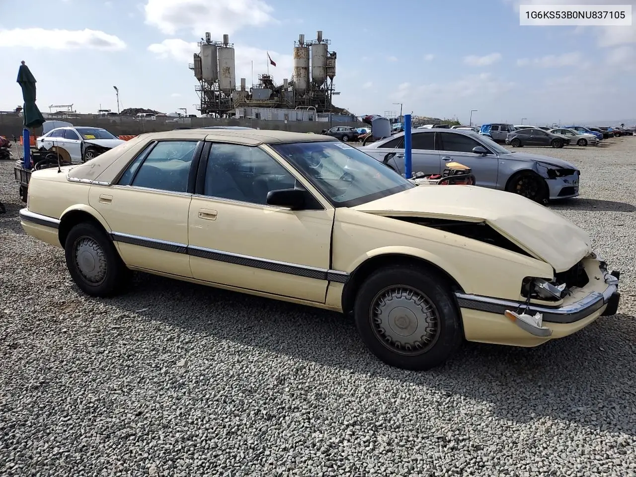 1992 Cadillac Seville VIN: 1G6KS53B0NU837105 Lot: 55865205