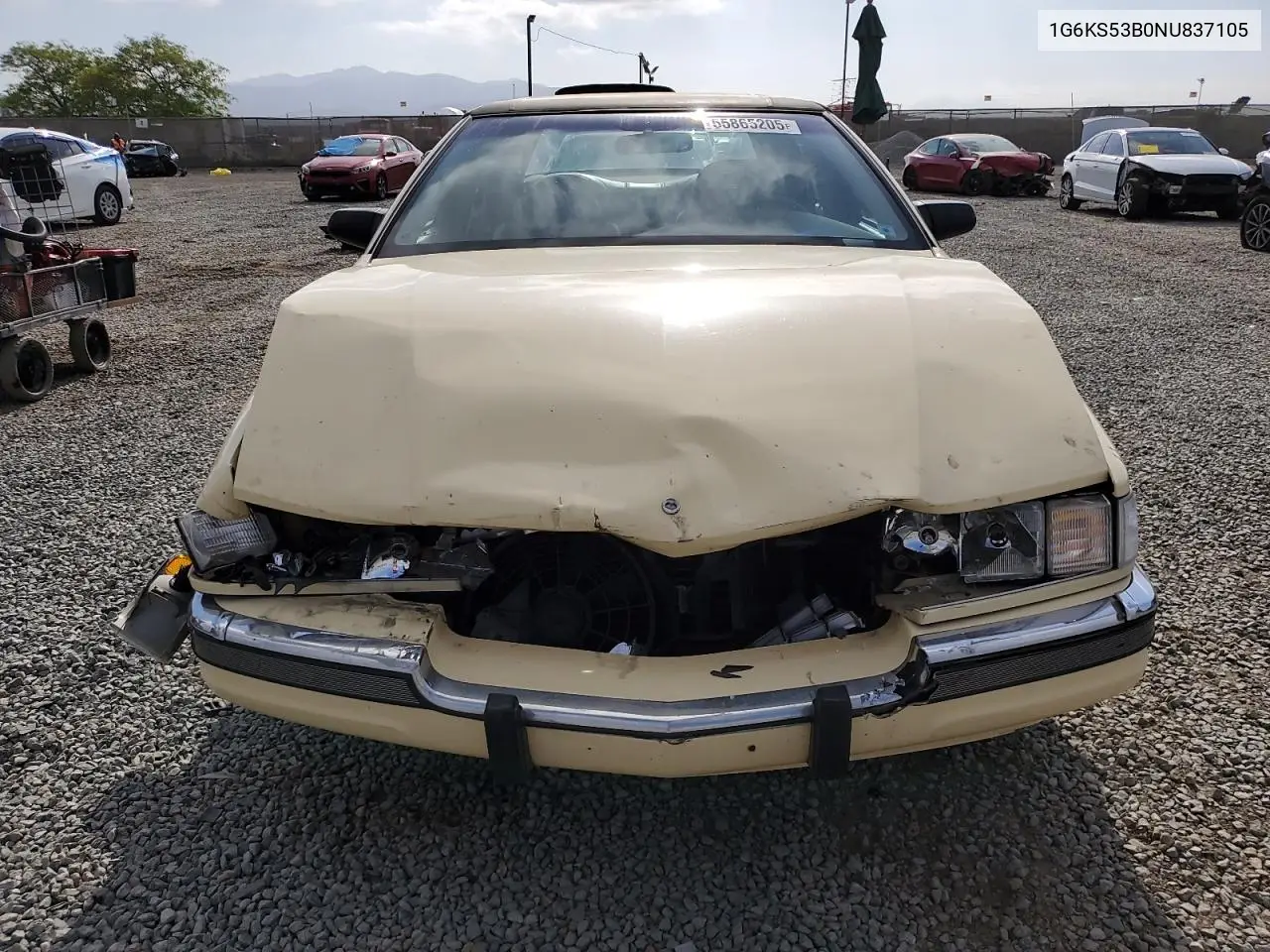 1992 Cadillac Seville VIN: 1G6KS53B0NU837105 Lot: 55865205