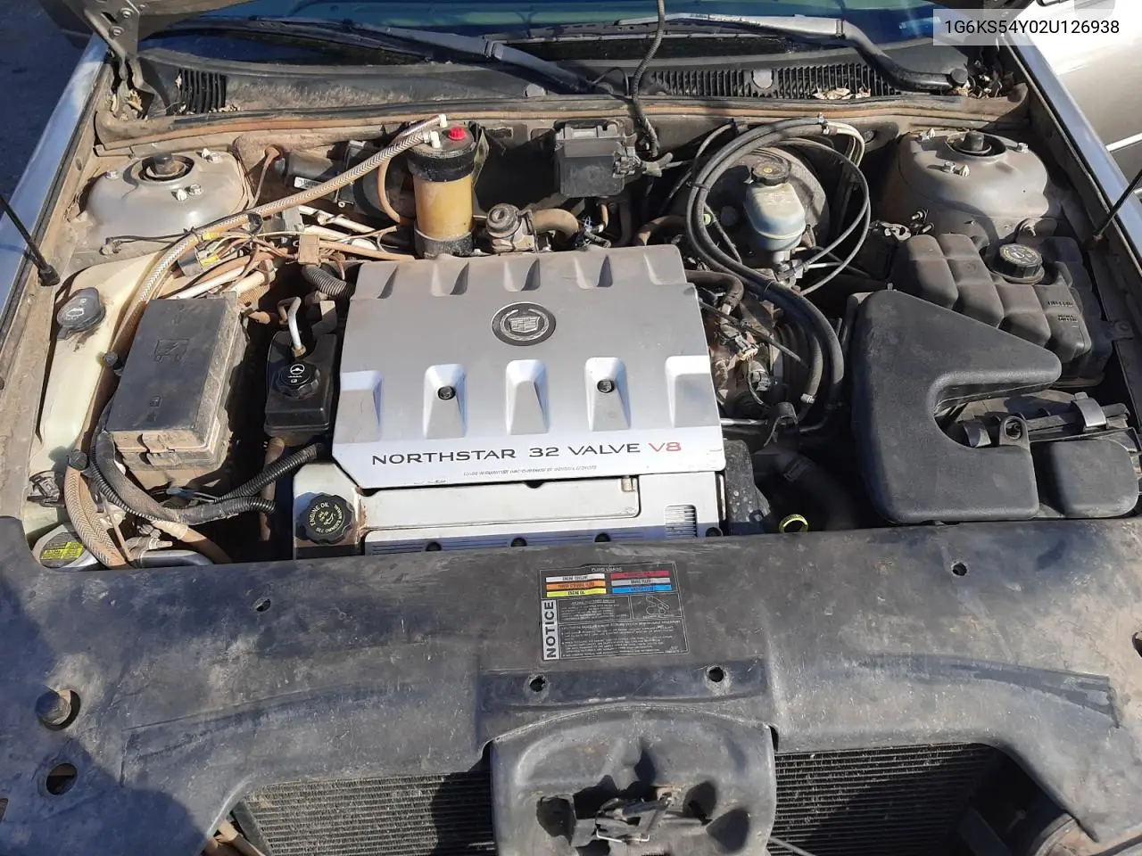 2002 Cadillac Seville Sls VIN: 1G6KS54Y02U126938 Lot: 53216755