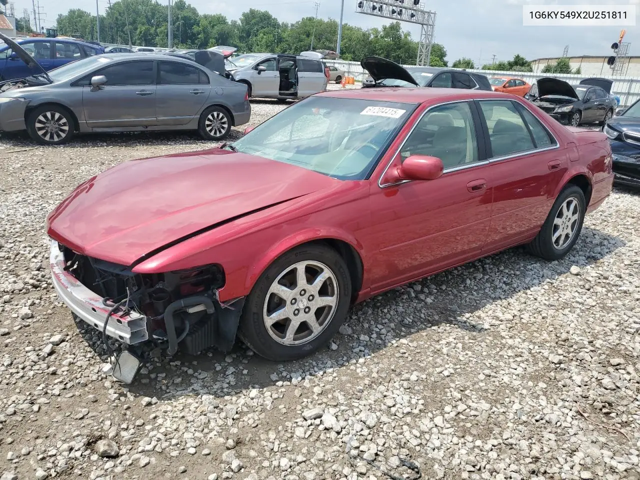 2002 Cadillac Seville Sts VIN: 1G6KY549X2U251811 Lot: 61204415