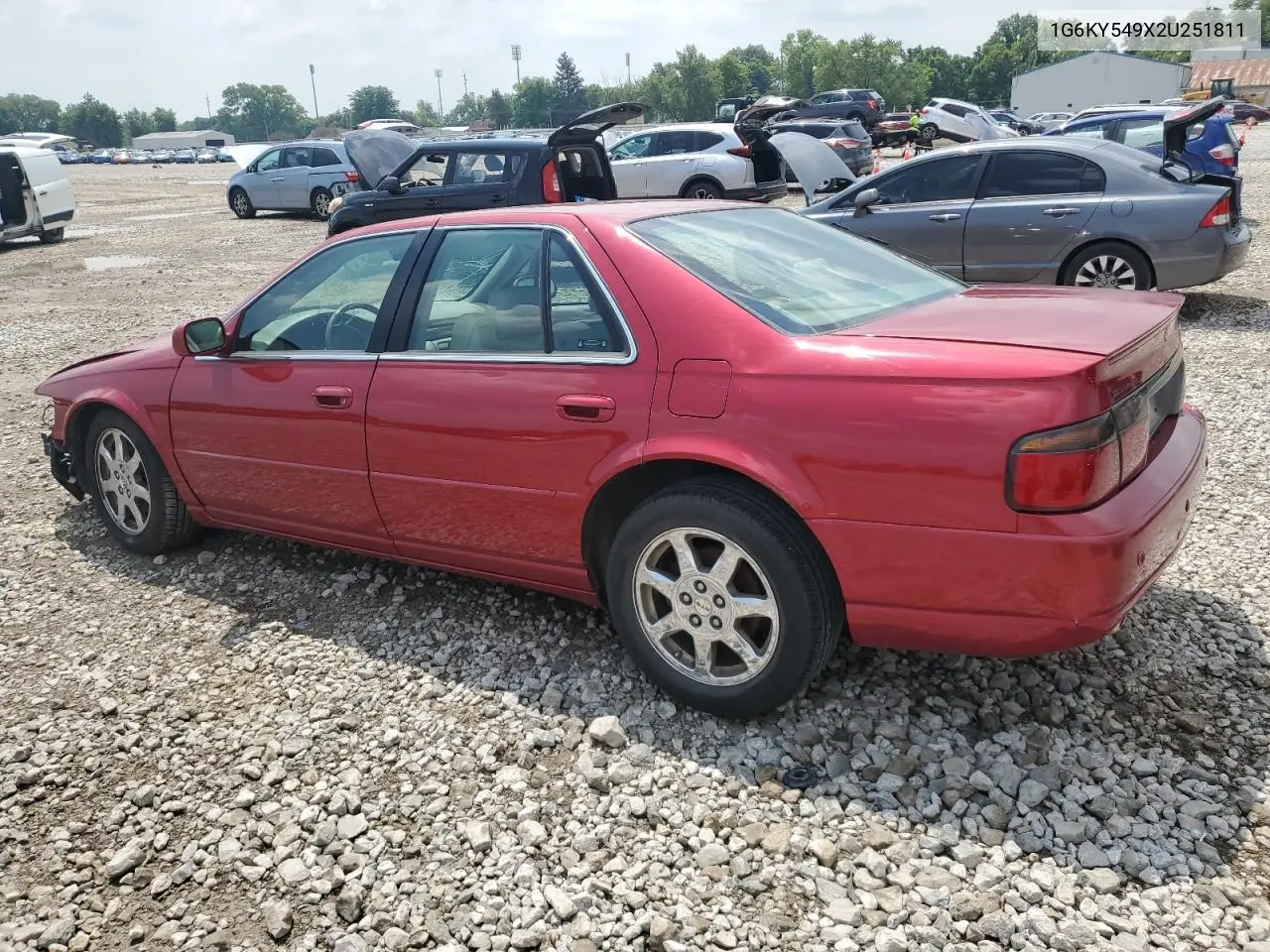 2002 Cadillac Seville Sts VIN: 1G6KY549X2U251811 Lot: 61204415