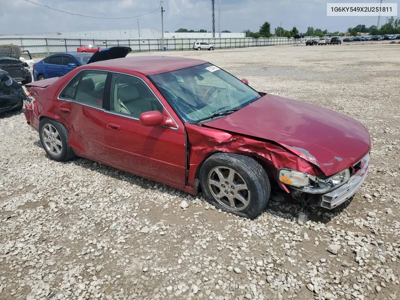 2002 Cadillac Seville Sts VIN: 1G6KY549X2U251811 Lot: 61204415