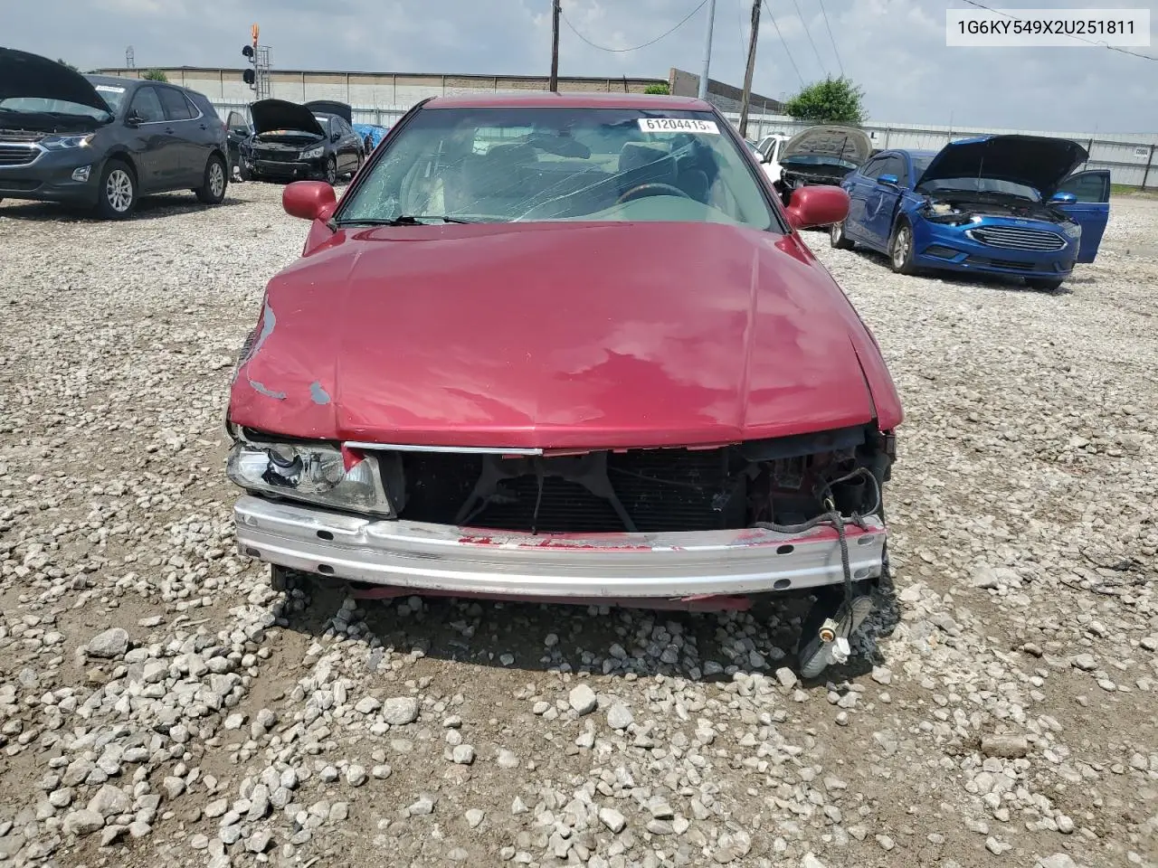 2002 Cadillac Seville Sts VIN: 1G6KY549X2U251811 Lot: 61204415