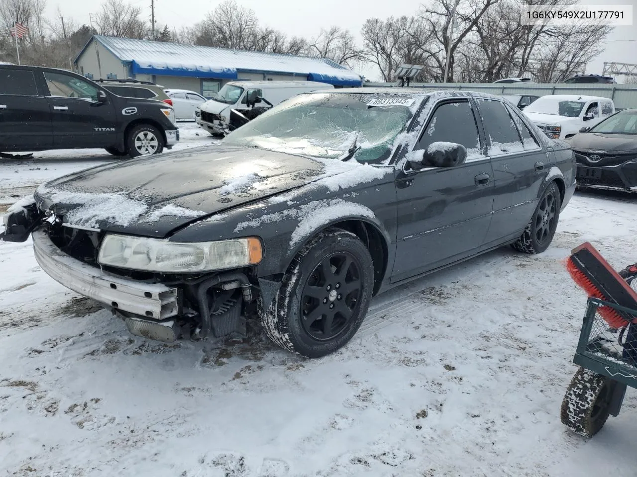 2002 Cadillac Seville Sts VIN: 1G6KY549X2U177791 Lot: 89313345