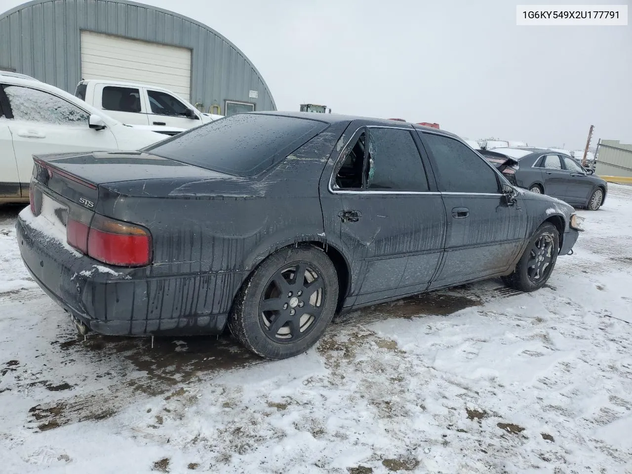 2002 Cadillac Seville Sts VIN: 1G6KY549X2U177791 Lot: 89313345