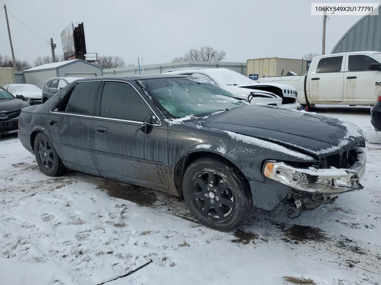 2002 Cadillac Seville Sts VIN: 1G6KY549X2U177791 Lot: 89313345