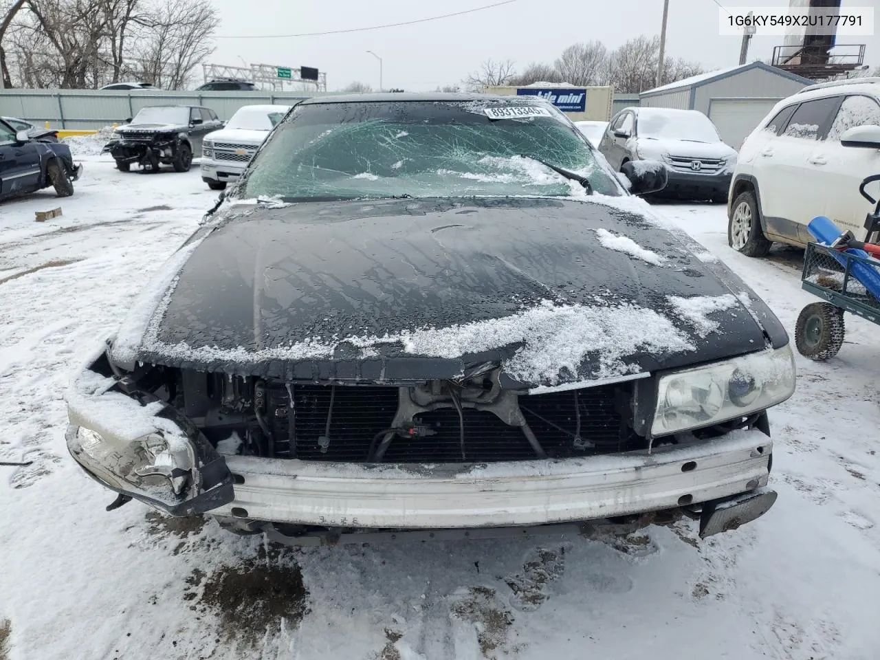 2002 Cadillac Seville Sts VIN: 1G6KY549X2U177791 Lot: 89313345