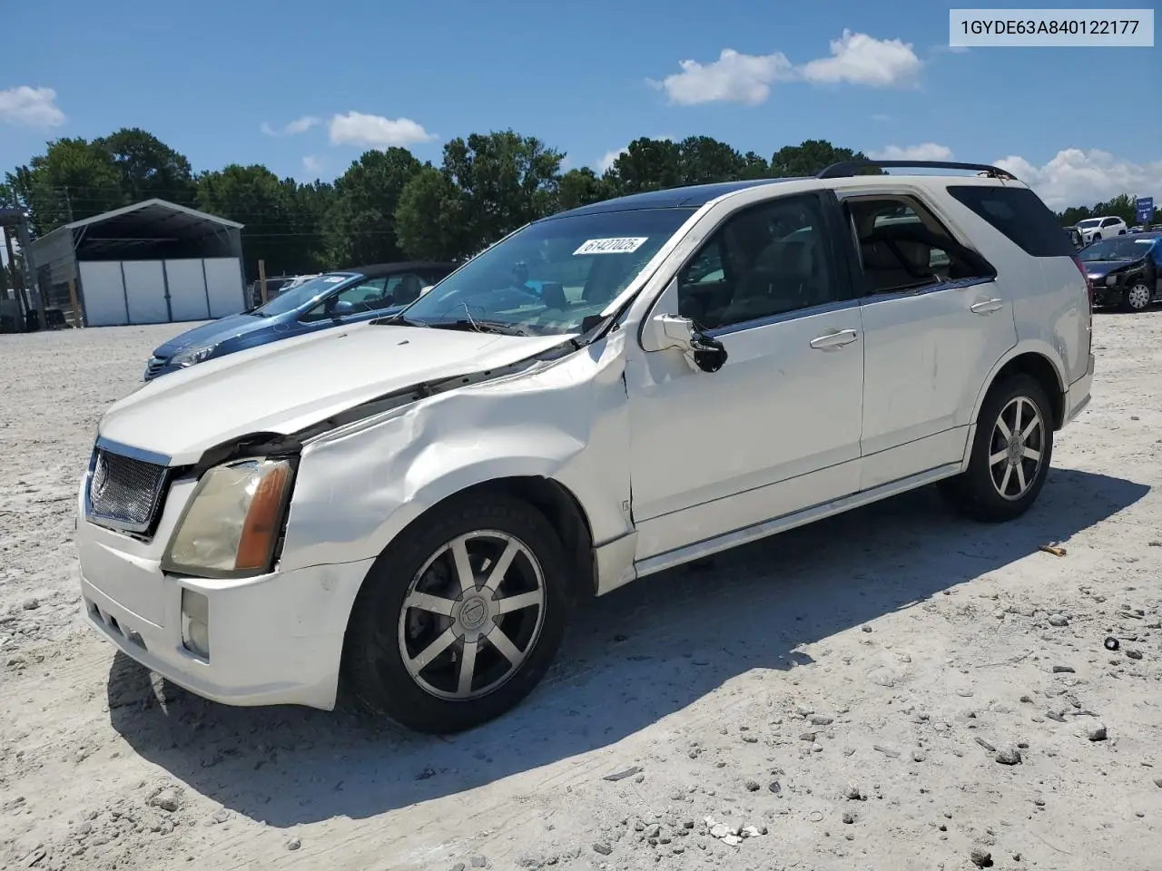 2004 Cadillac Srx VIN: 1GYDE63A840122177 Lot: 61427025