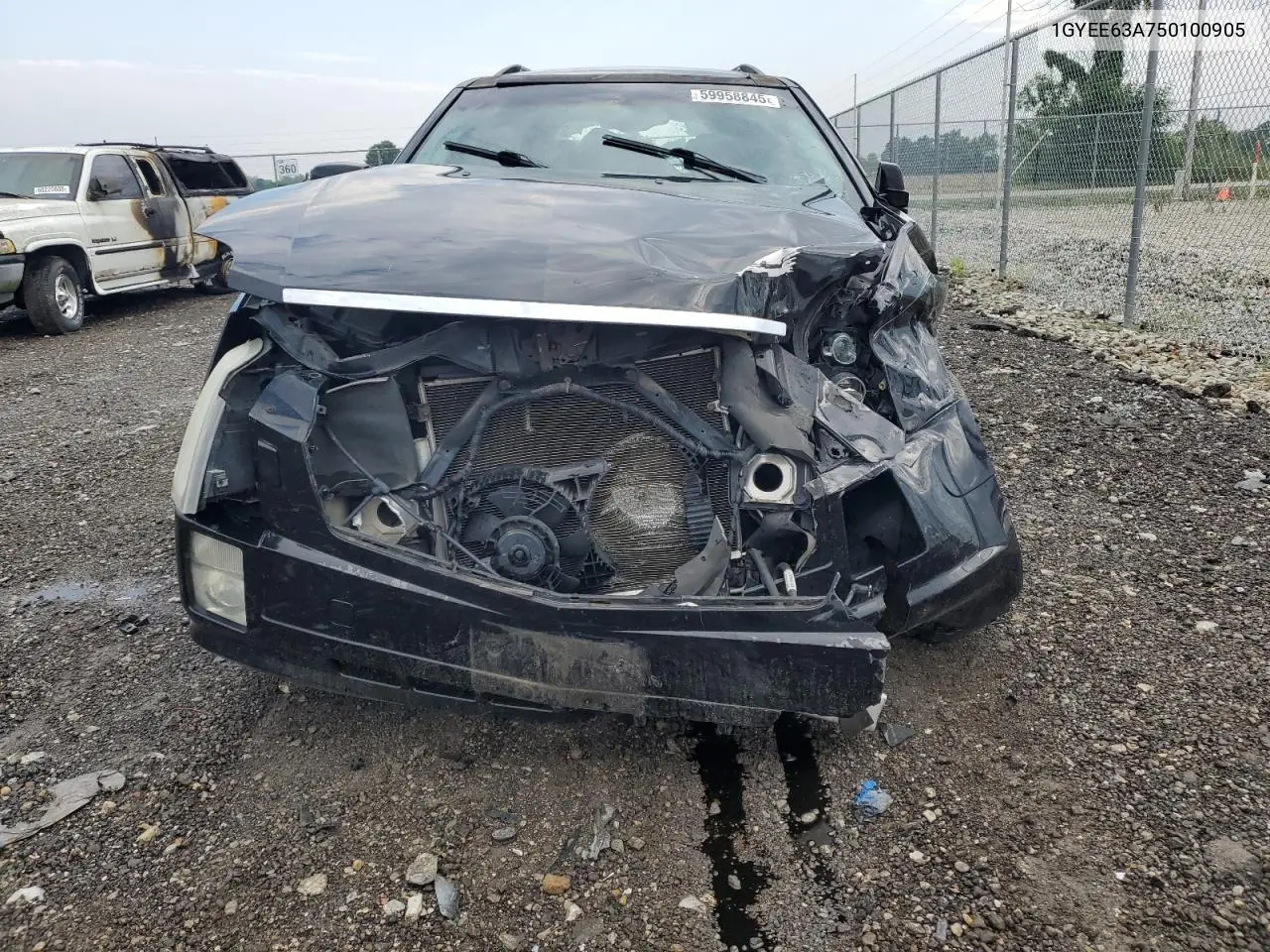 2005 Cadillac Srx VIN: 1GYEE63A750100905 Lot: 59958845