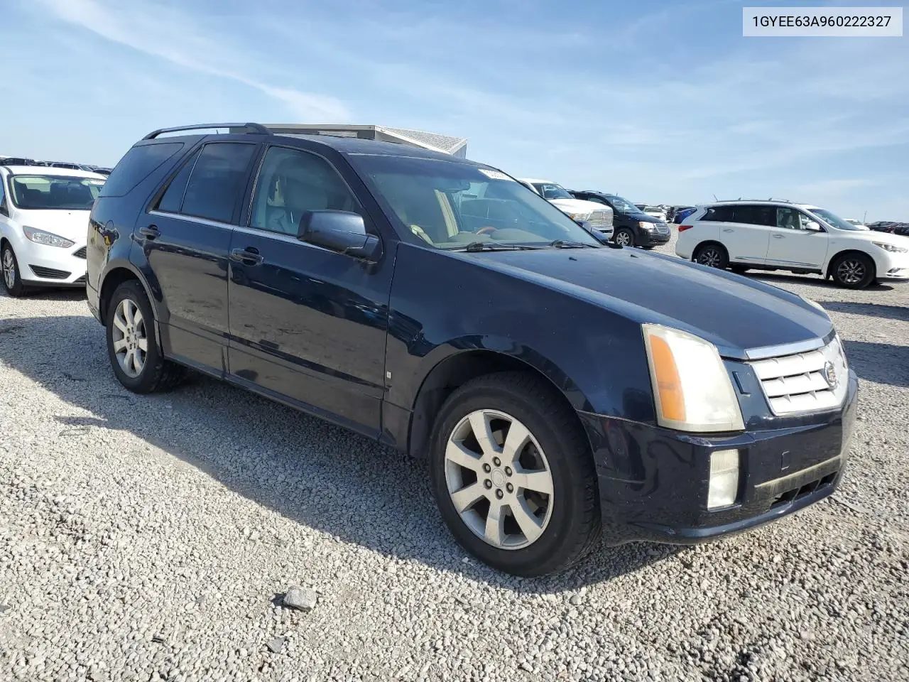 2006 Cadillac Srx VIN: 1GYEE63A960222327 Lot: 53060785