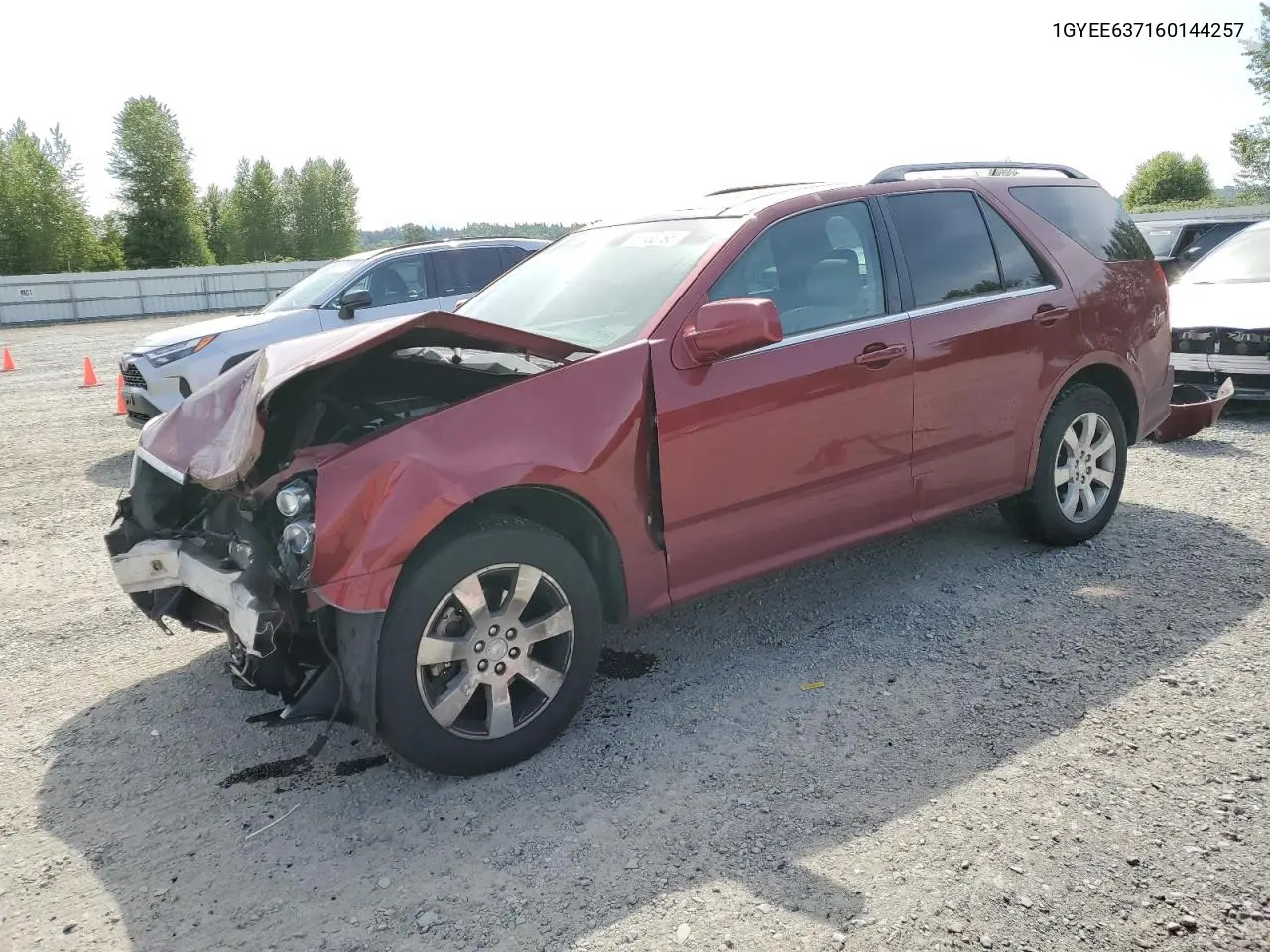2006 Cadillac Srx VIN: 1GYEE637160144257 Lot: 56433195