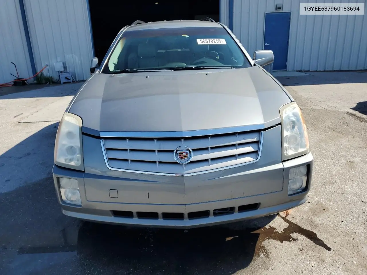 2006 Cadillac Srx VIN: 1GYEE637960183694 Lot: 56670255