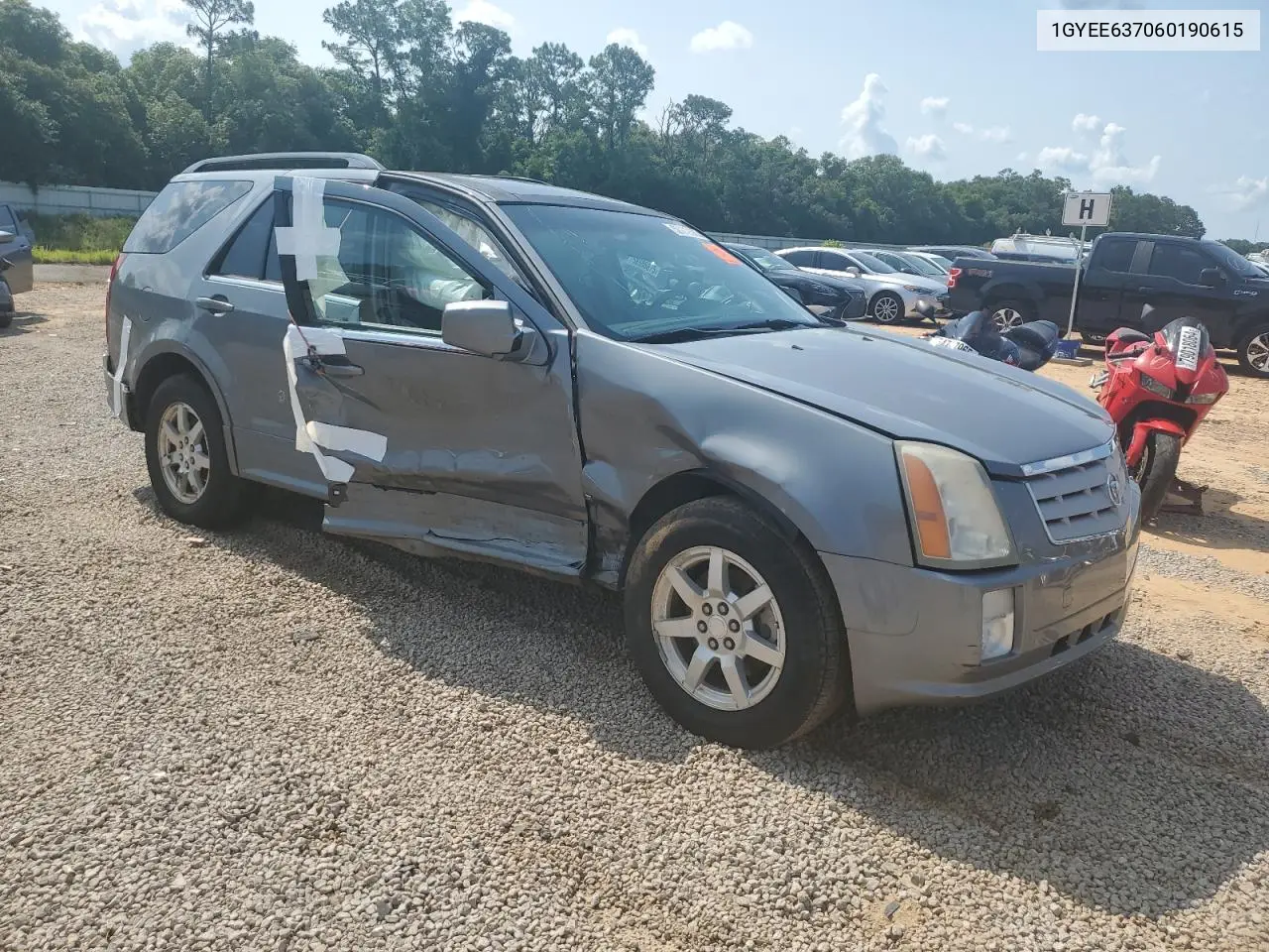 2006 Cadillac Srx VIN: 1GYEE637060190615 Lot: 58972585
