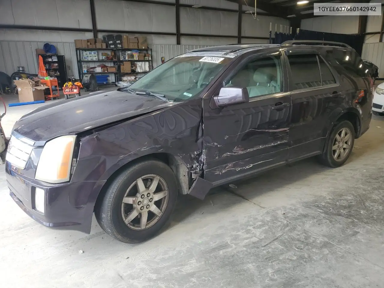 2006 Cadillac Srx VIN: 1GYEE637660142942 Lot: 60726335