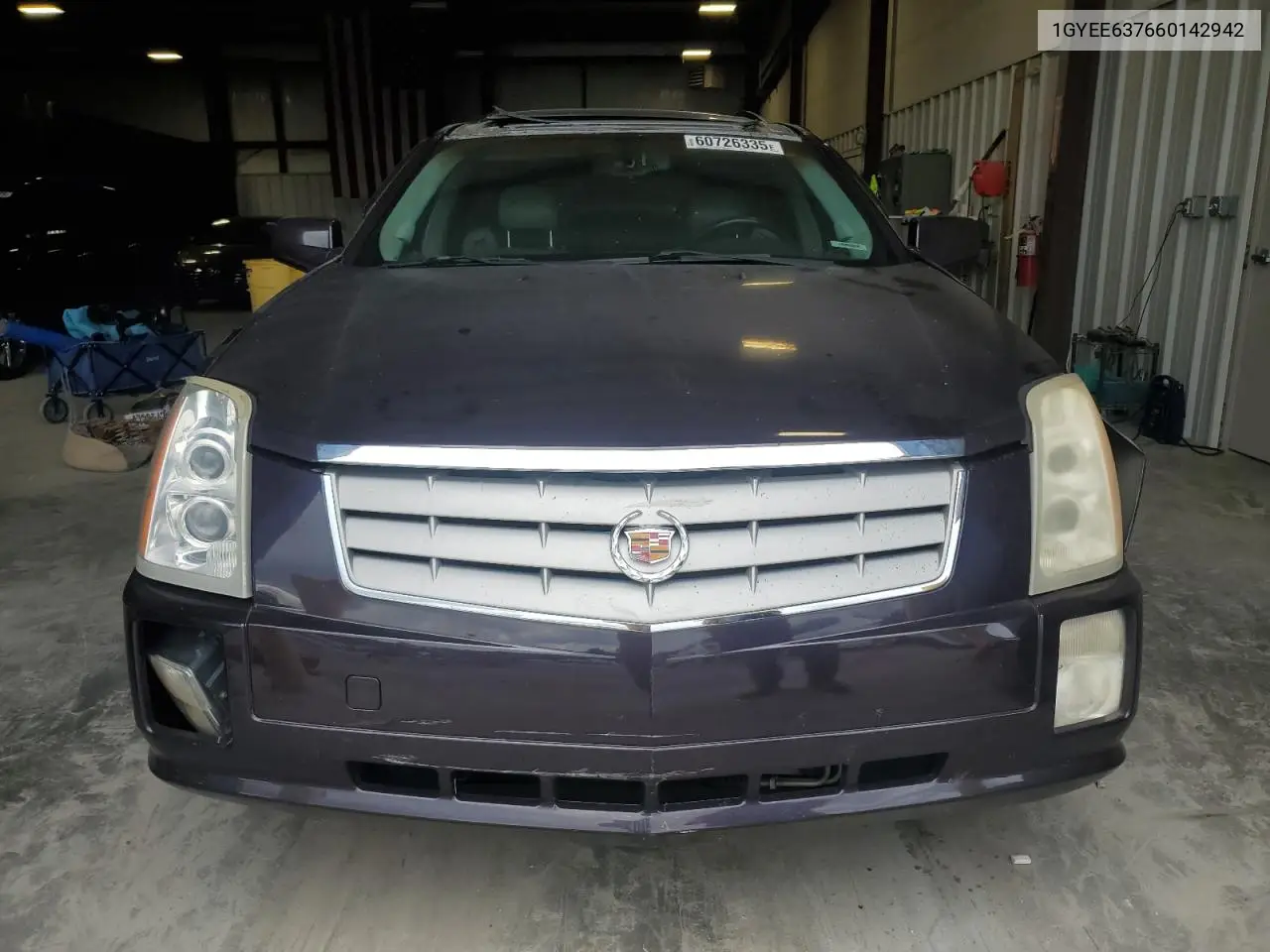 2006 Cadillac Srx VIN: 1GYEE637660142942 Lot: 60726335