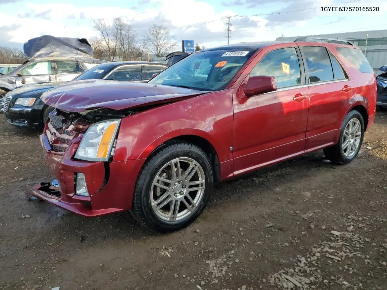 2007 Cadillac Srx VIN: 1GYEE637570165520 Lot: 47398075