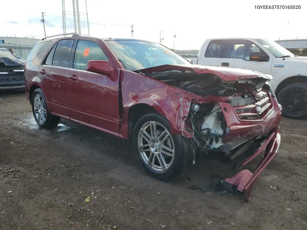 2007 Cadillac Srx VIN: 1GYEE637570165520 Lot: 47398075