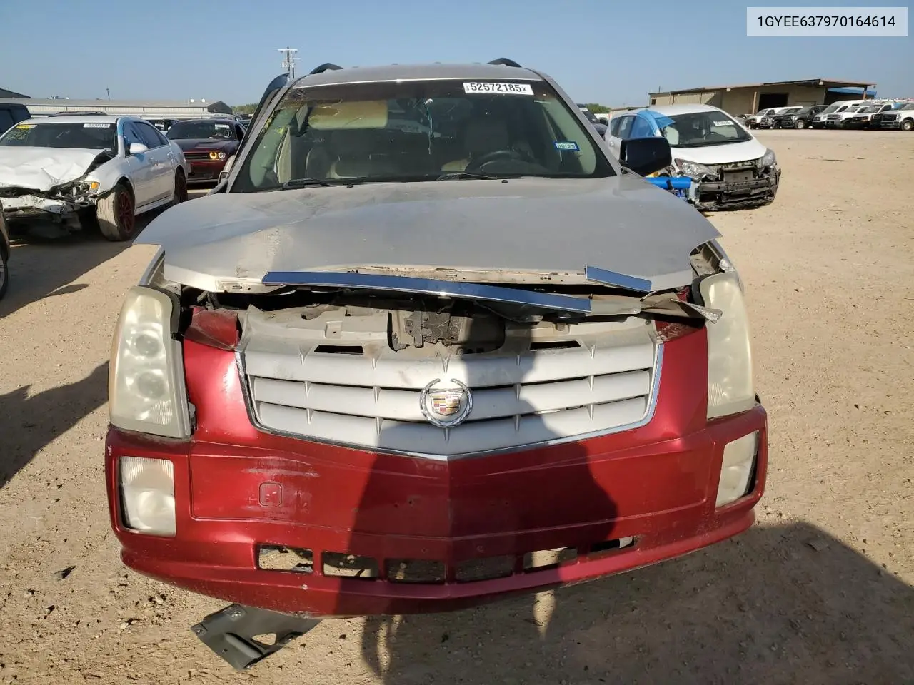 2007 Cadillac Srx VIN: 1GYEE637970164614 Lot: 52572185