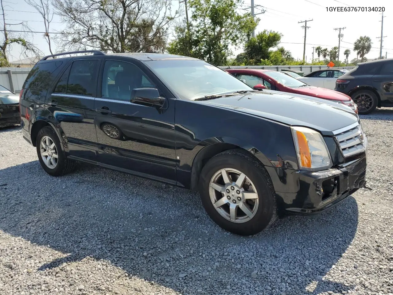 2007 Cadillac Srx VIN: 1GYEE637670134020 Lot: 55830205