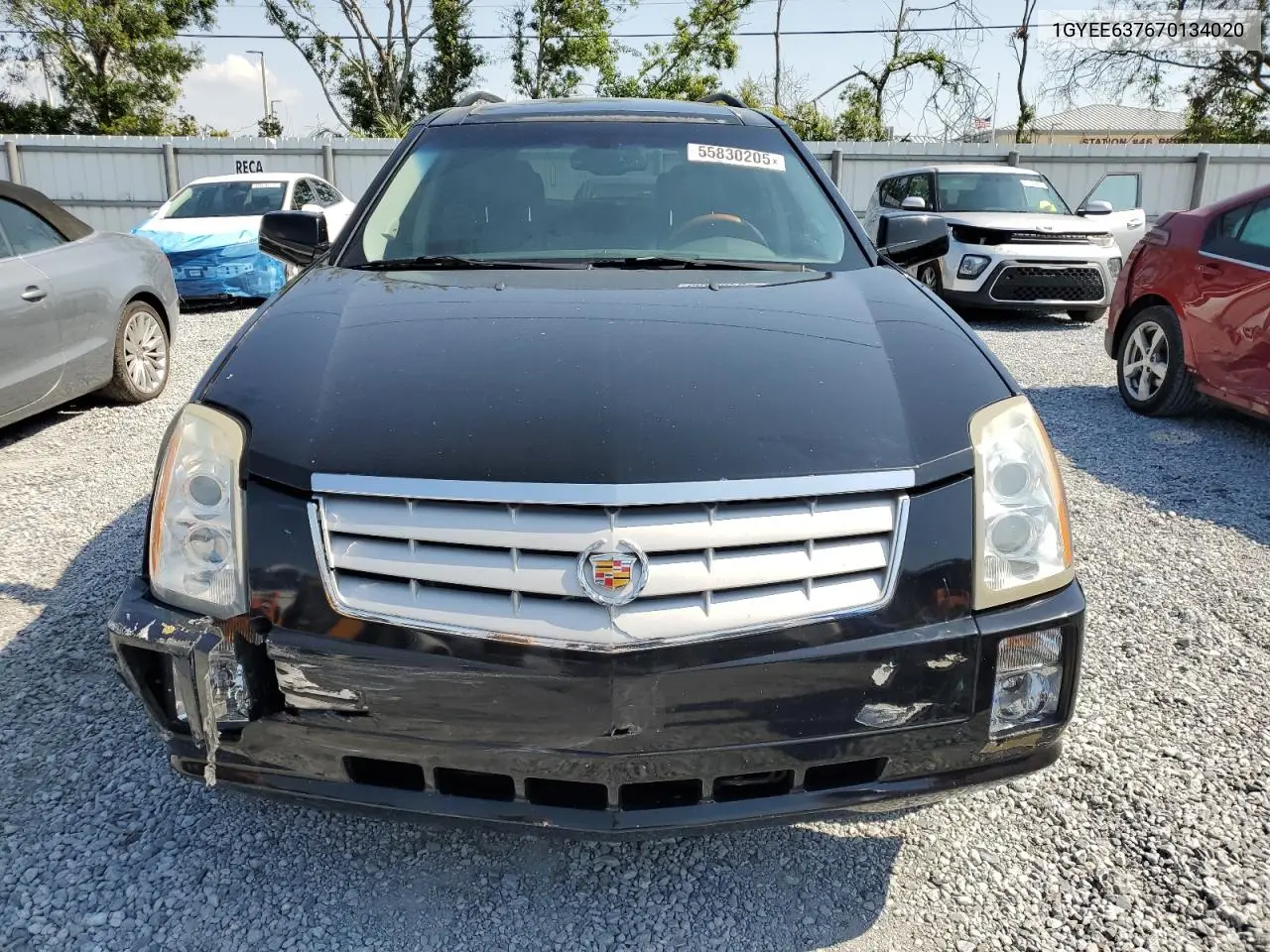 2007 Cadillac Srx VIN: 1GYEE637670134020 Lot: 55830205