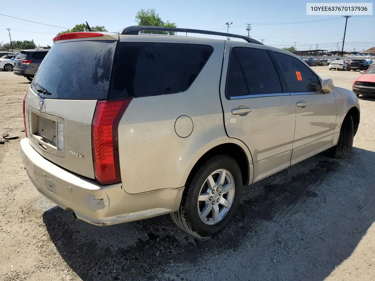 2007 Cadillac Srx VIN: 1GYEE637670137936 Lot: 61086405