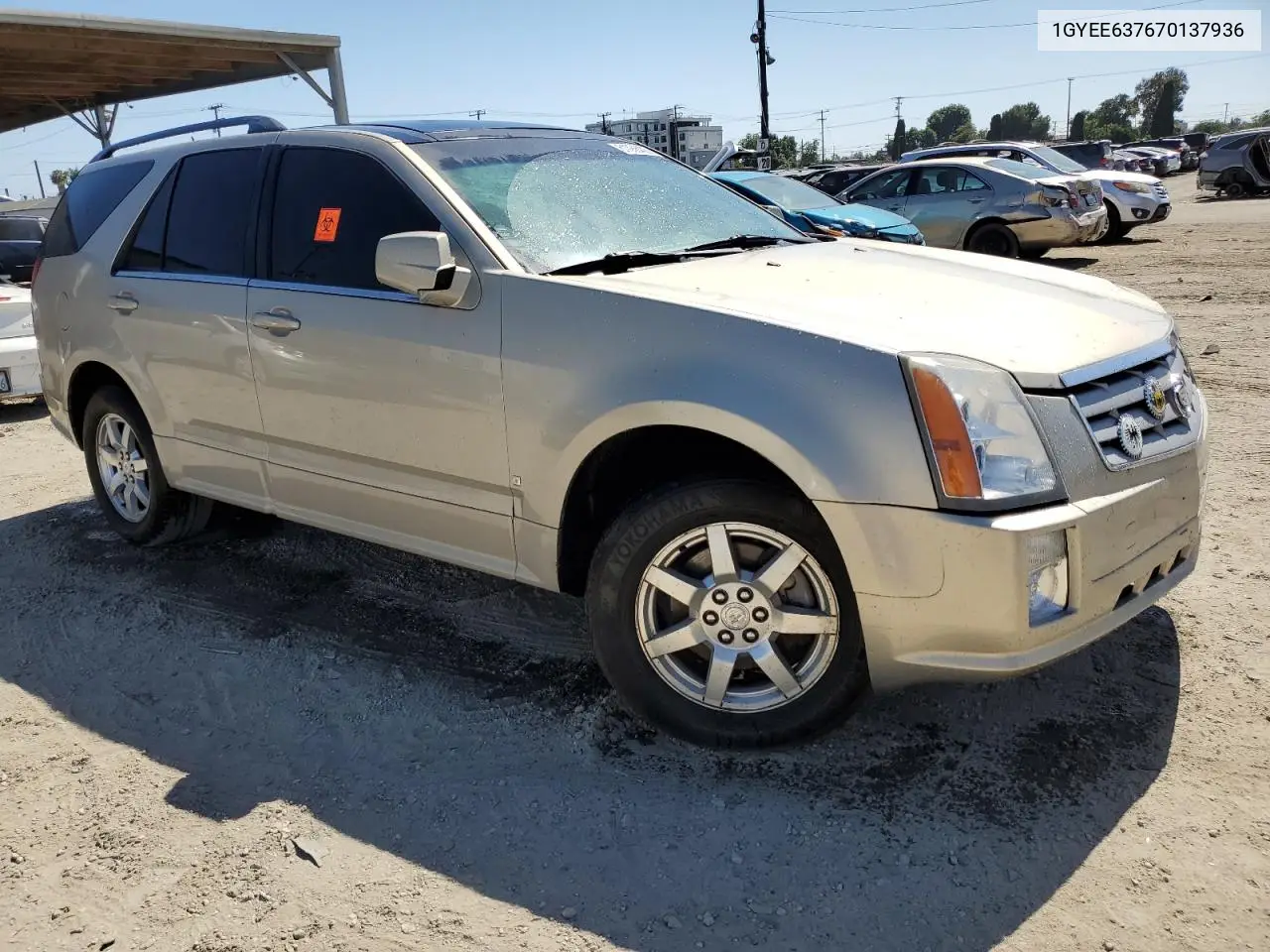 2007 Cadillac Srx VIN: 1GYEE637670137936 Lot: 61086405