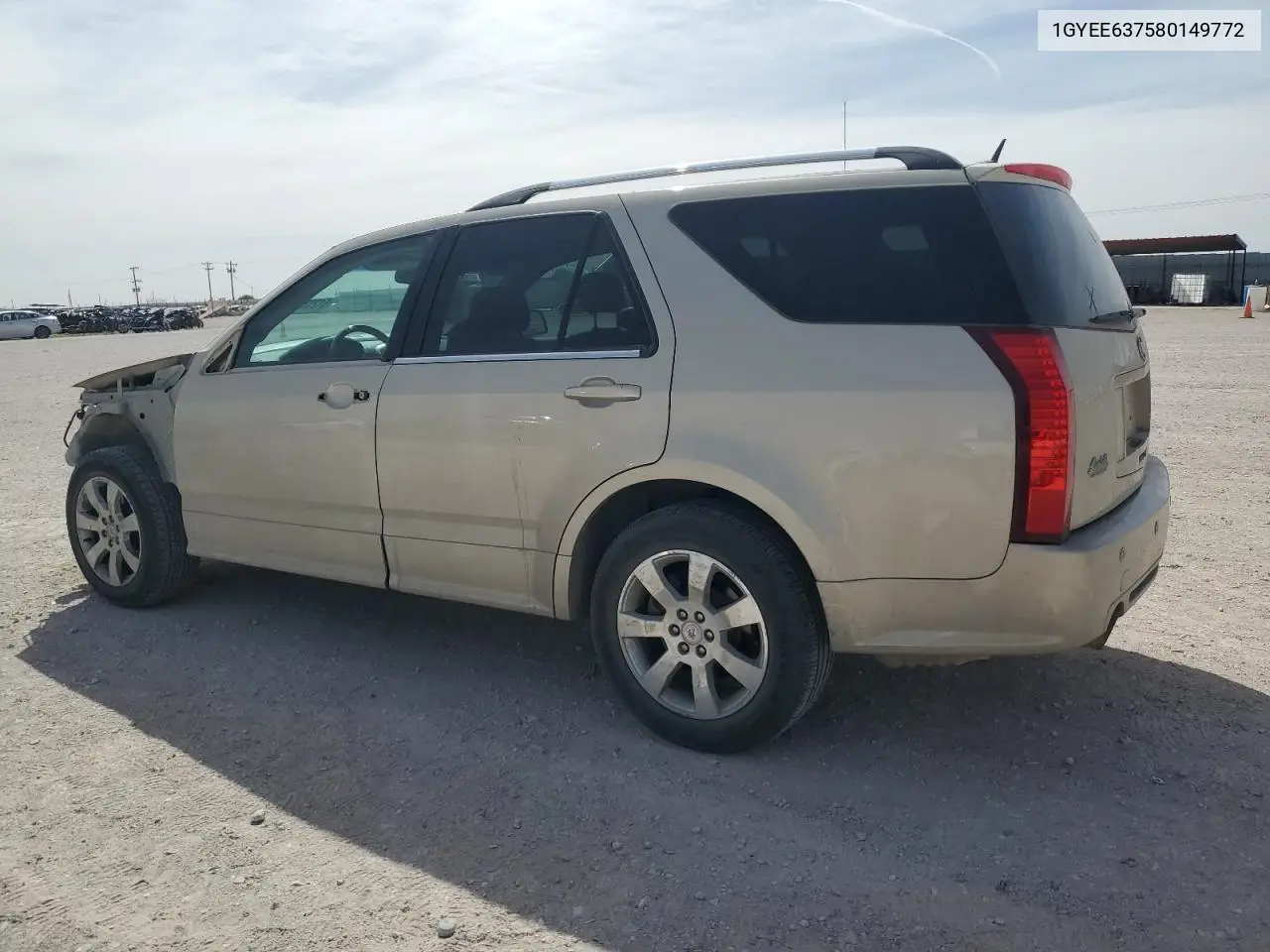 2008 Cadillac Srx VIN: 1GYEE637580149772 Lot: 51253345