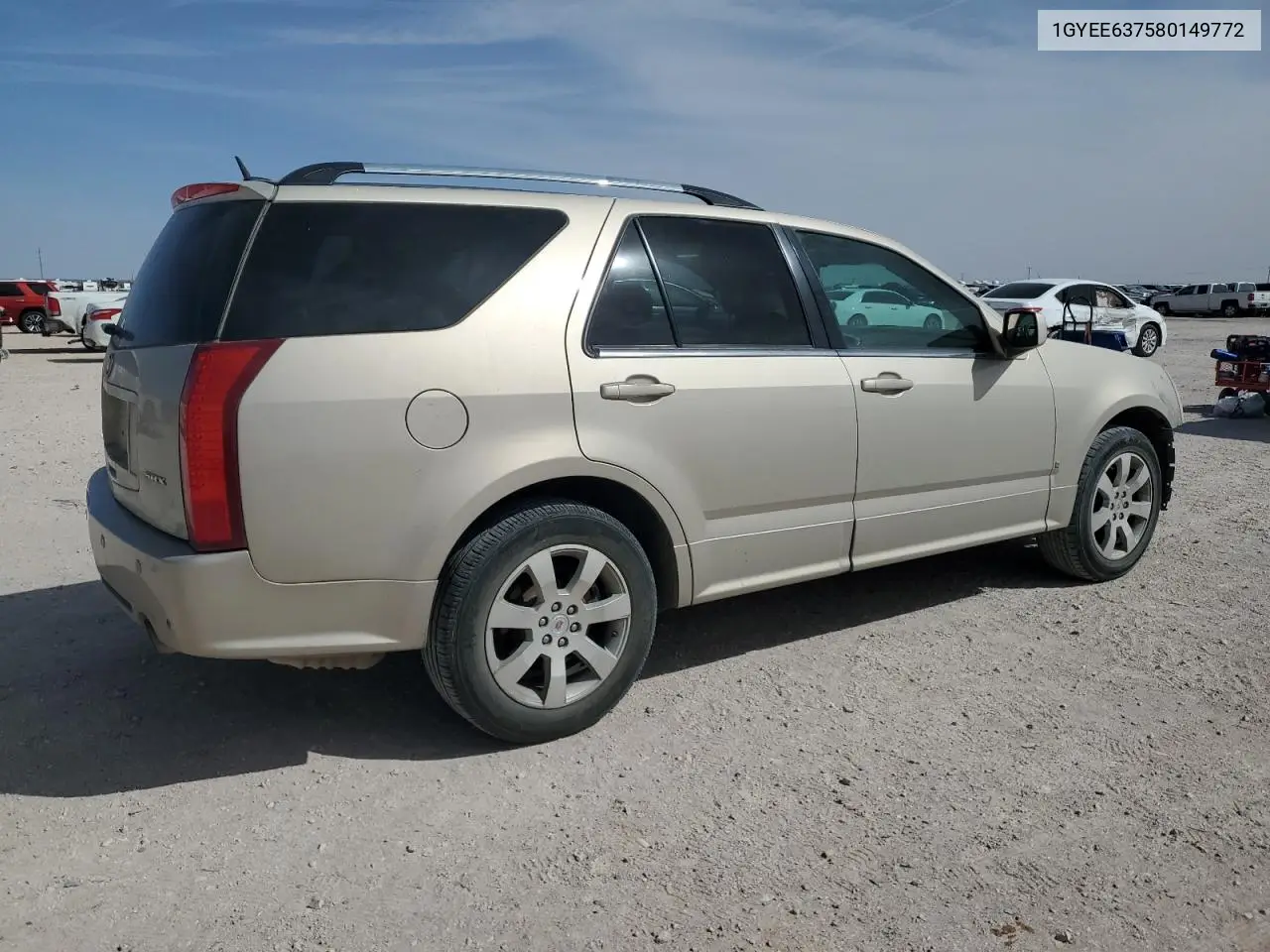 2008 Cadillac Srx VIN: 1GYEE637580149772 Lot: 51253345