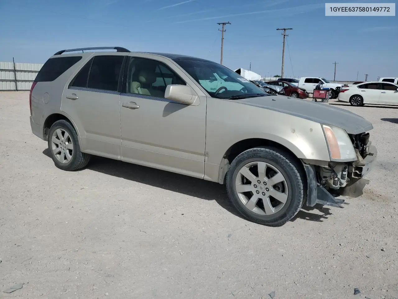 2008 Cadillac Srx VIN: 1GYEE637580149772 Lot: 51253345