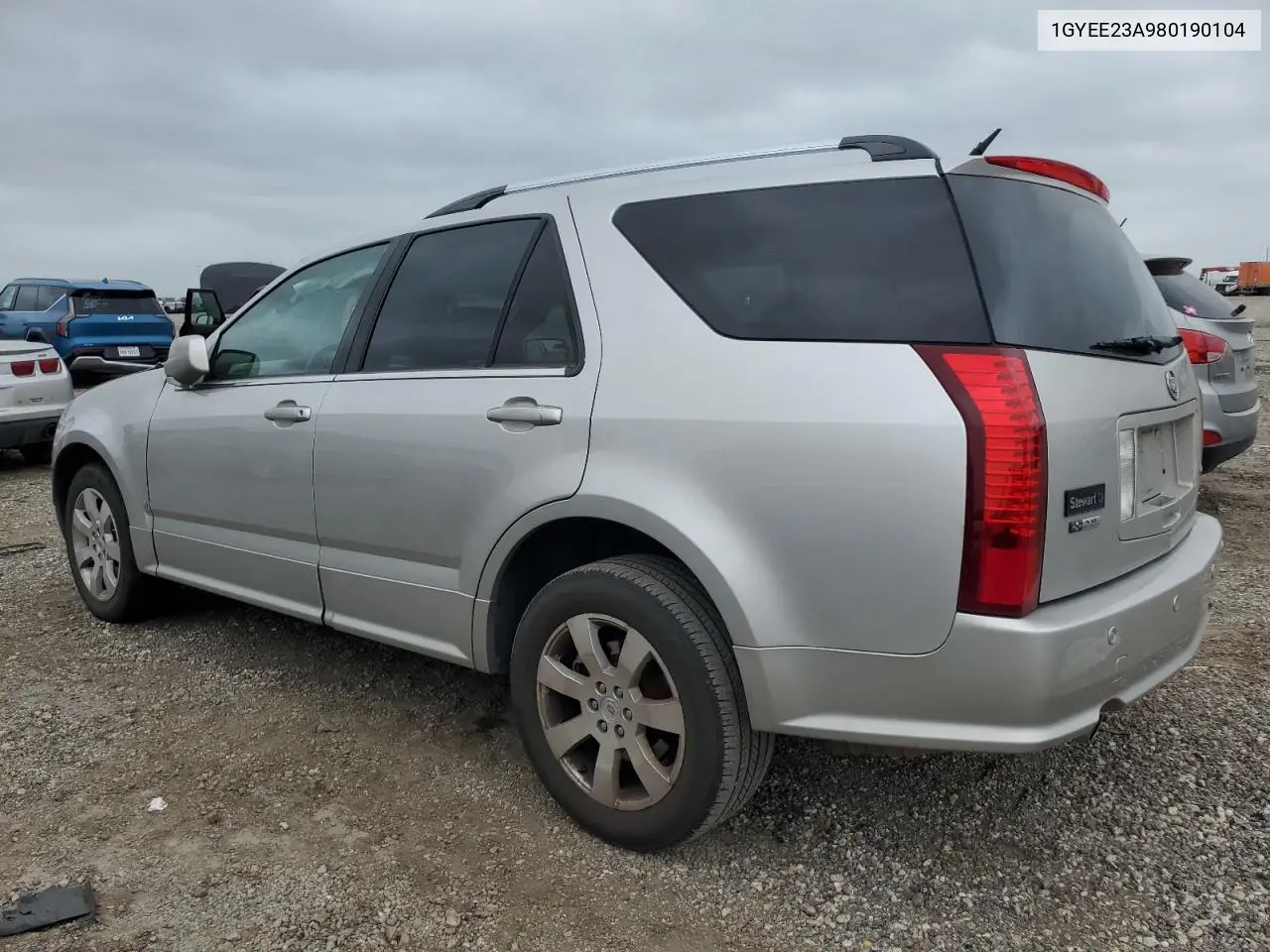 2008 Cadillac Srx VIN: 1GYEE23A980190104 Lot: 51999605