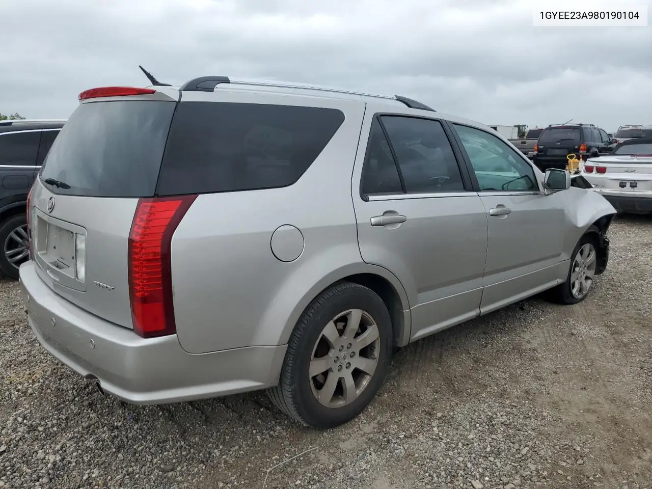 2008 Cadillac Srx VIN: 1GYEE23A980190104 Lot: 51999605