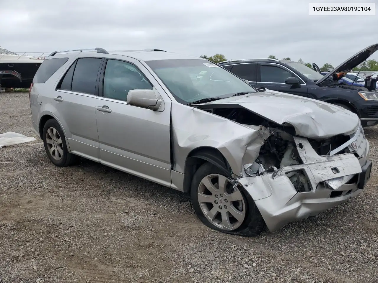 2008 Cadillac Srx VIN: 1GYEE23A980190104 Lot: 51999605