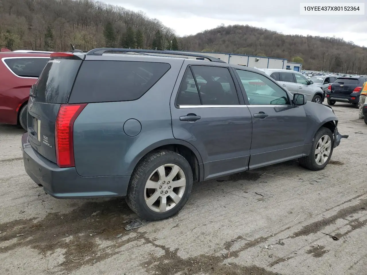 2008 Cadillac Srx VIN: 1GYEE437X80152364 Lot: 52492825
