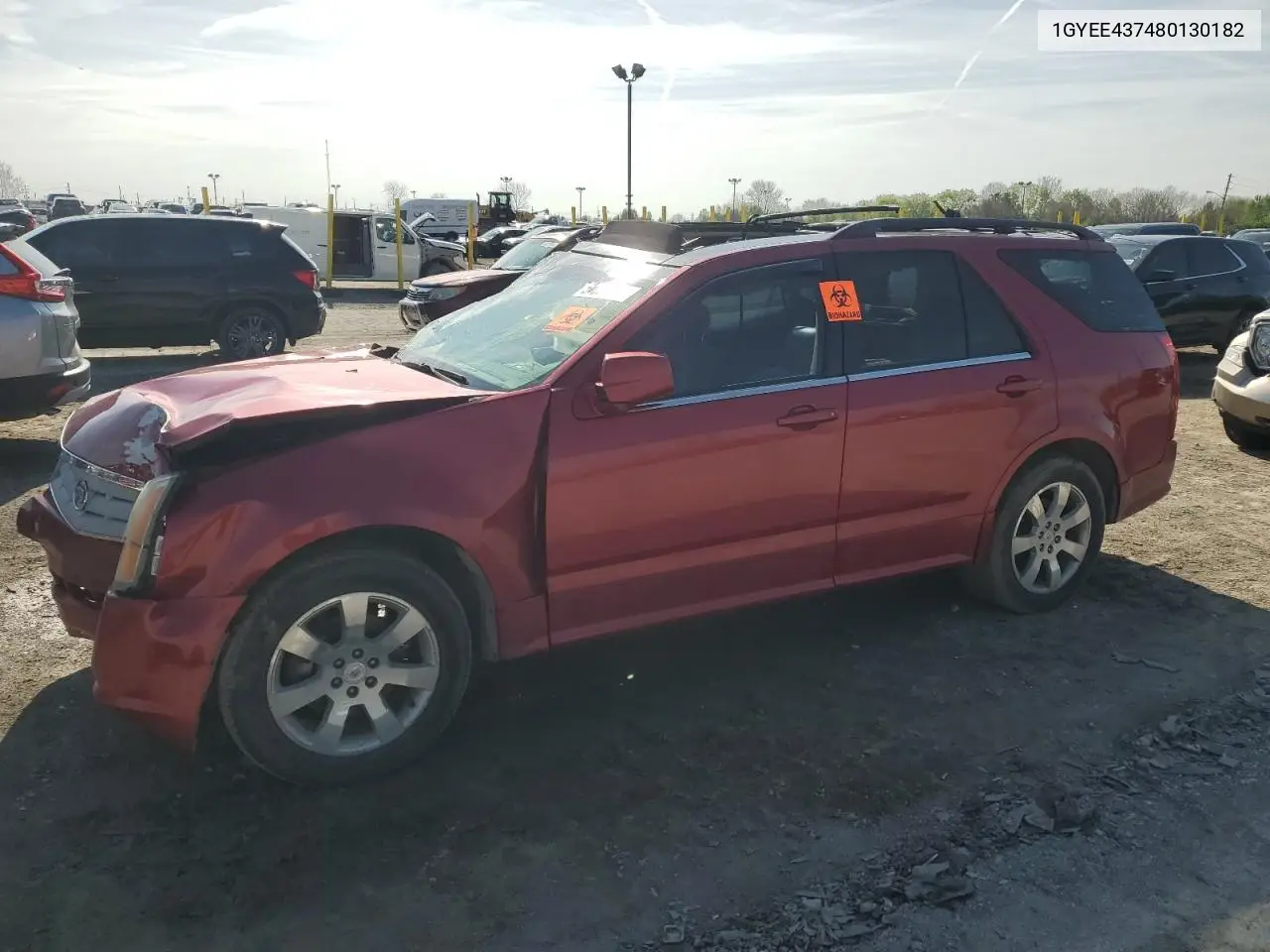 2008 Cadillac Srx VIN: 1GYEE437480130182 Lot: 54064495