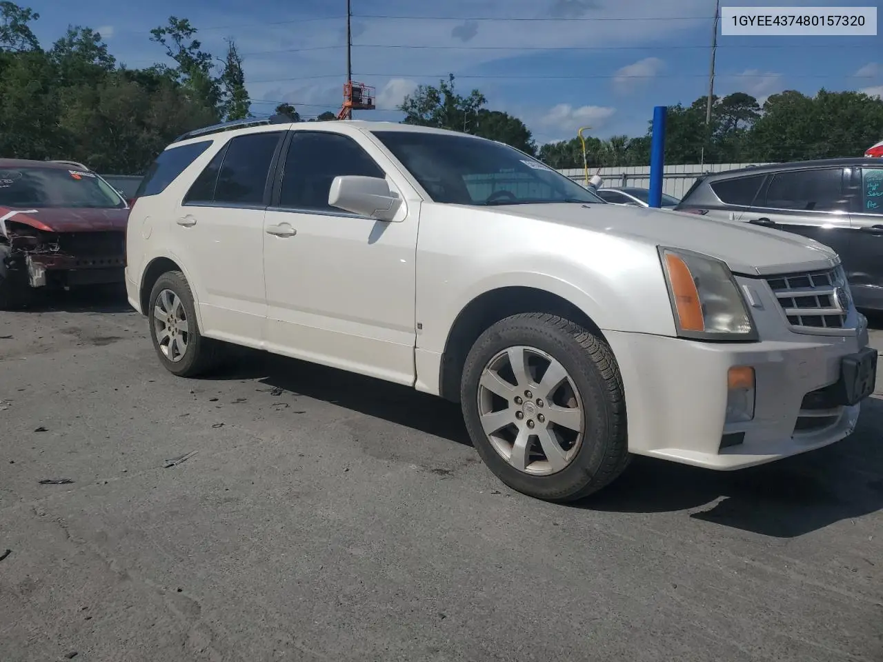 2008 Cadillac Srx VIN: 1GYEE437480157320 Lot: 54144655