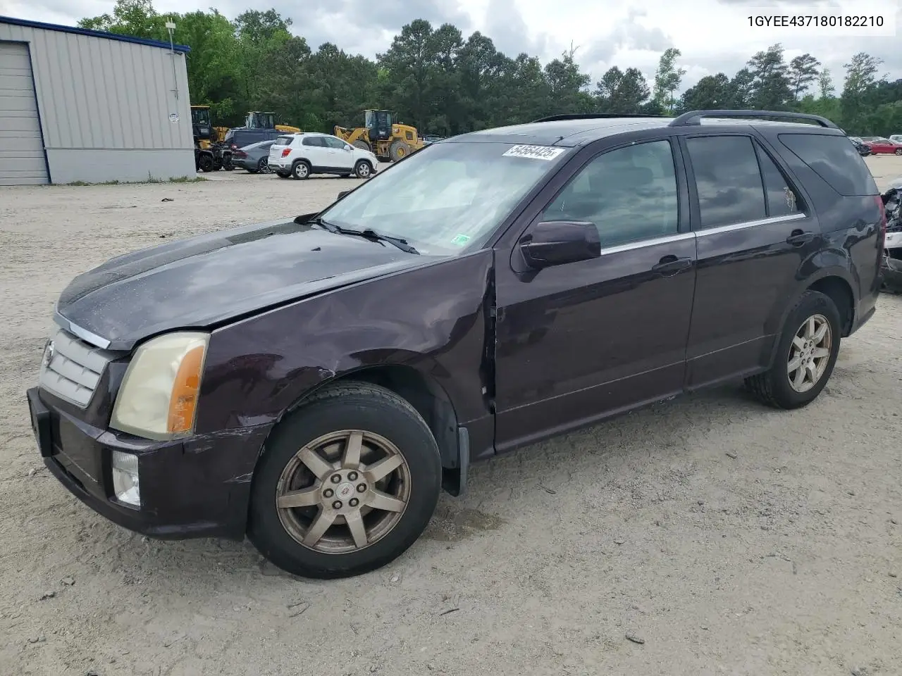 2008 Cadillac Srx VIN: 1GYEE437180182210 Lot: 54564425