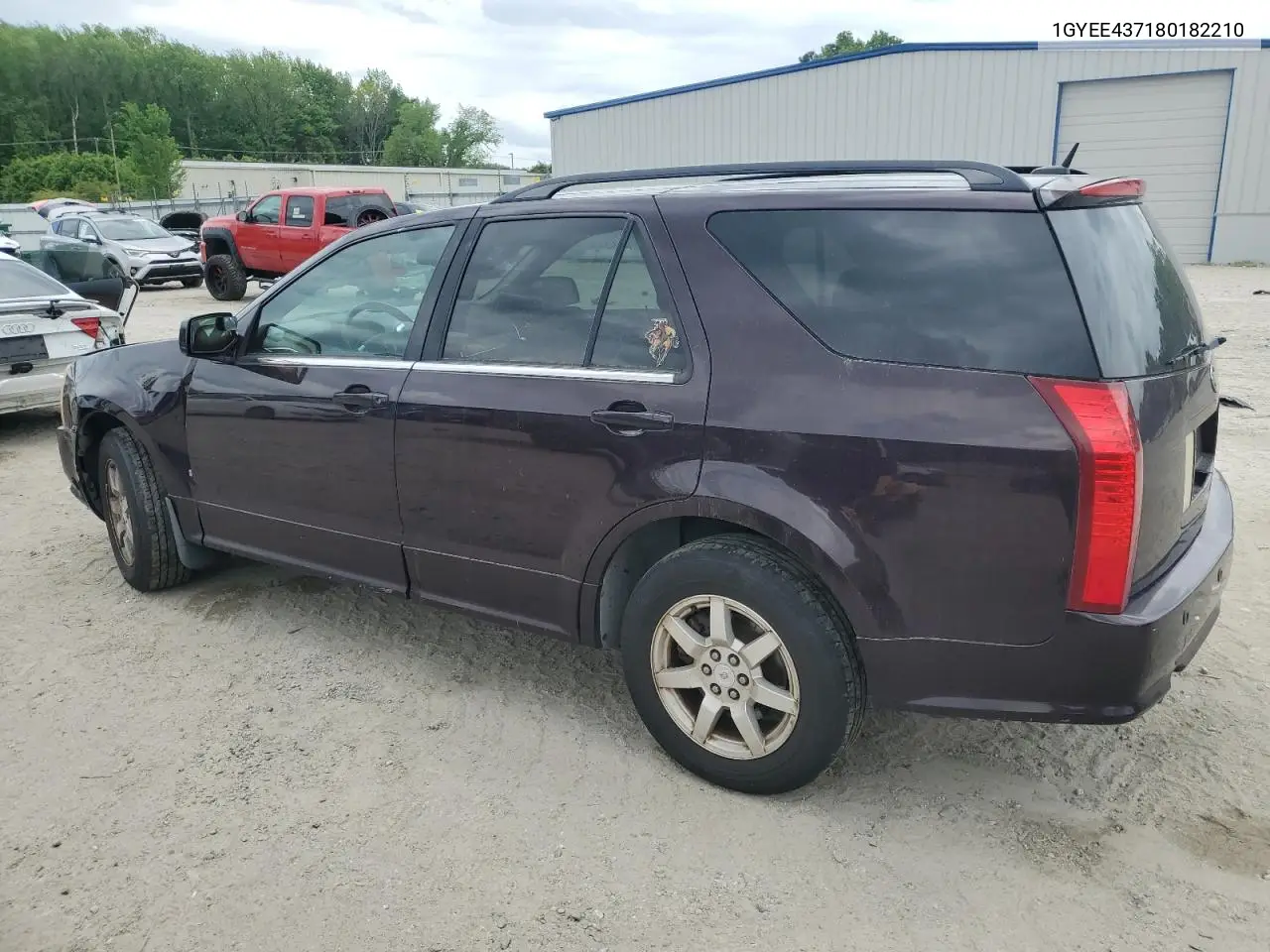 2008 Cadillac Srx VIN: 1GYEE437180182210 Lot: 54564425