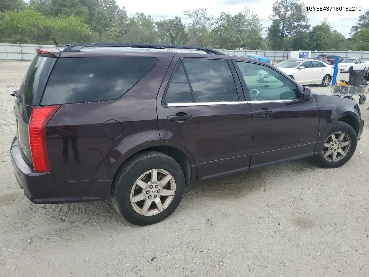 2008 Cadillac Srx VIN: 1GYEE437180182210 Lot: 54564425