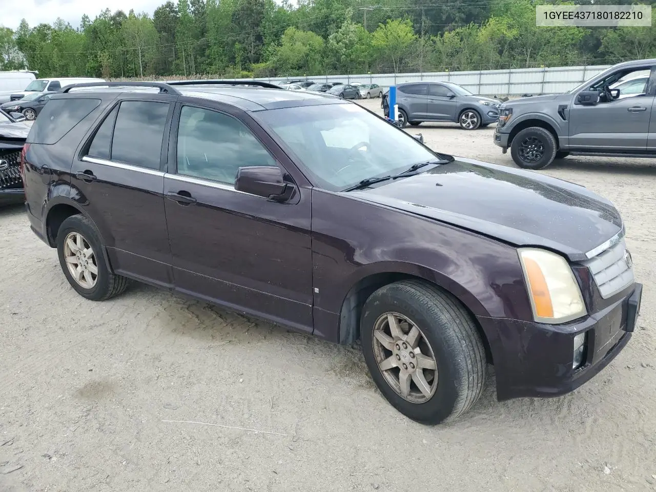 2008 Cadillac Srx VIN: 1GYEE437180182210 Lot: 54564425
