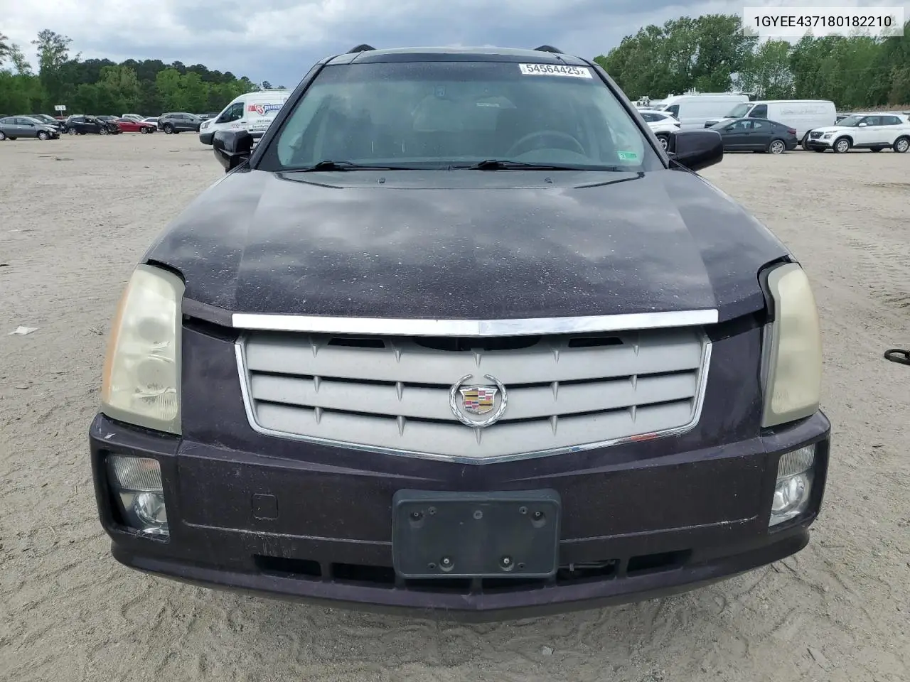 2008 Cadillac Srx VIN: 1GYEE437180182210 Lot: 54564425