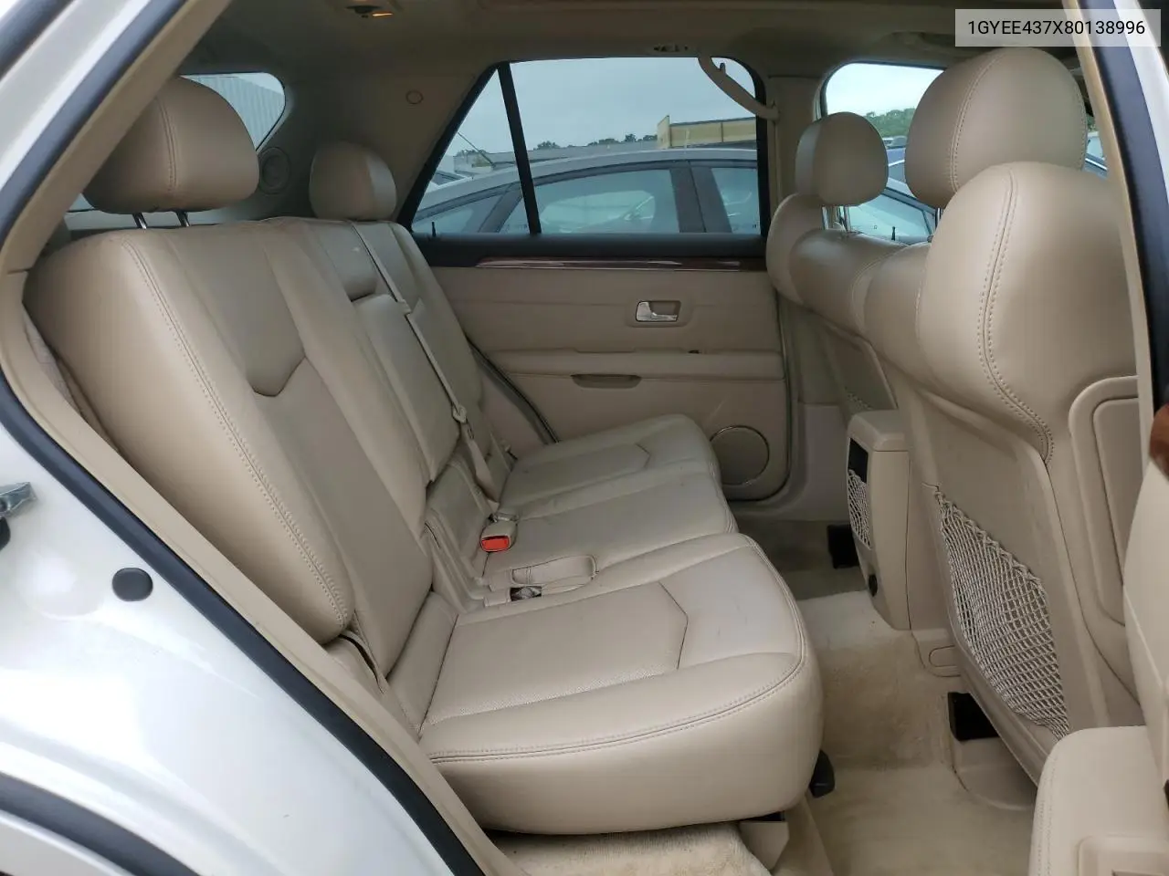 2008 Cadillac Srx VIN: 1GYEE437X80138996 Lot: 58842825