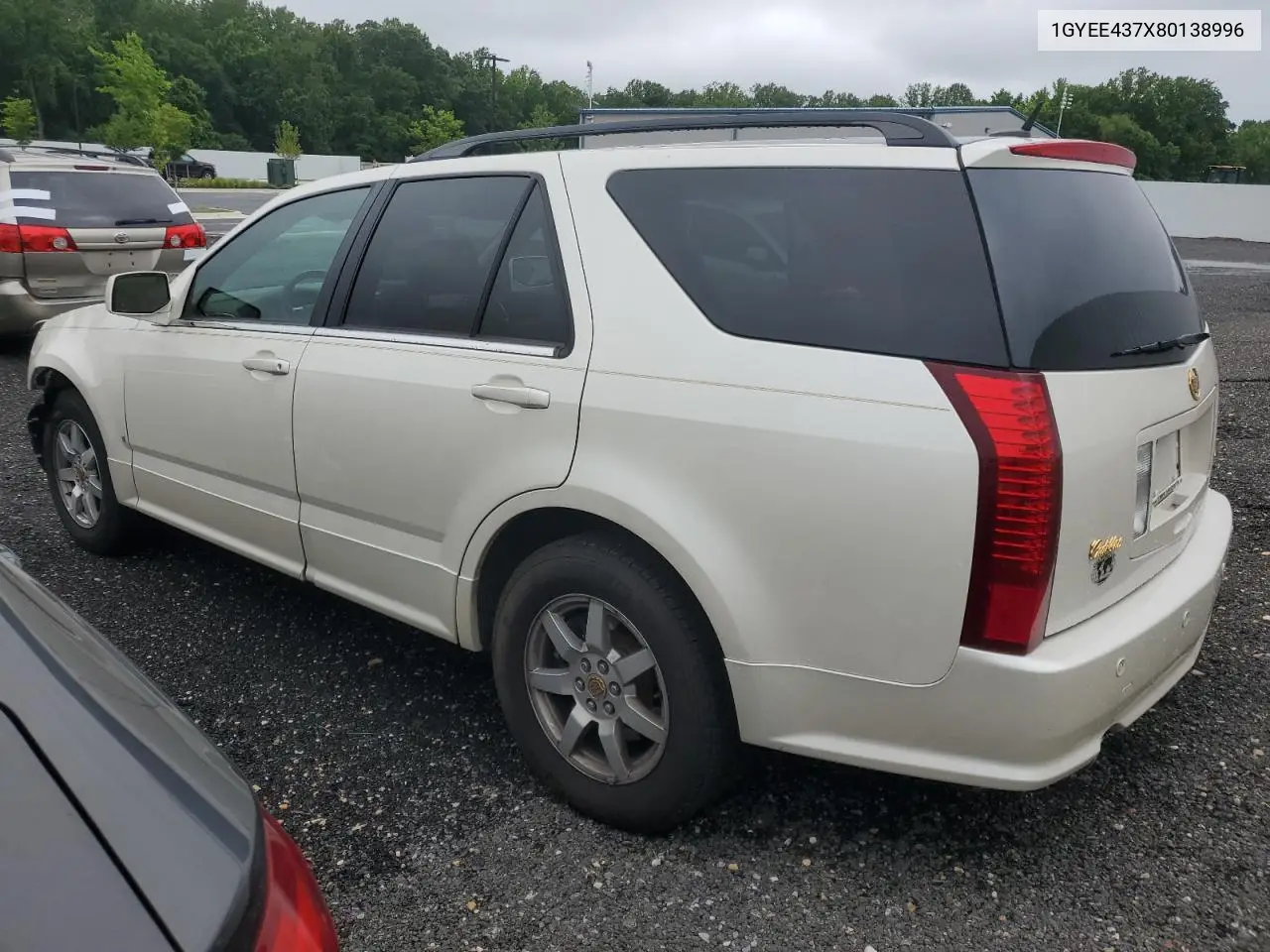 2008 Cadillac Srx VIN: 1GYEE437X80138996 Lot: 58842825