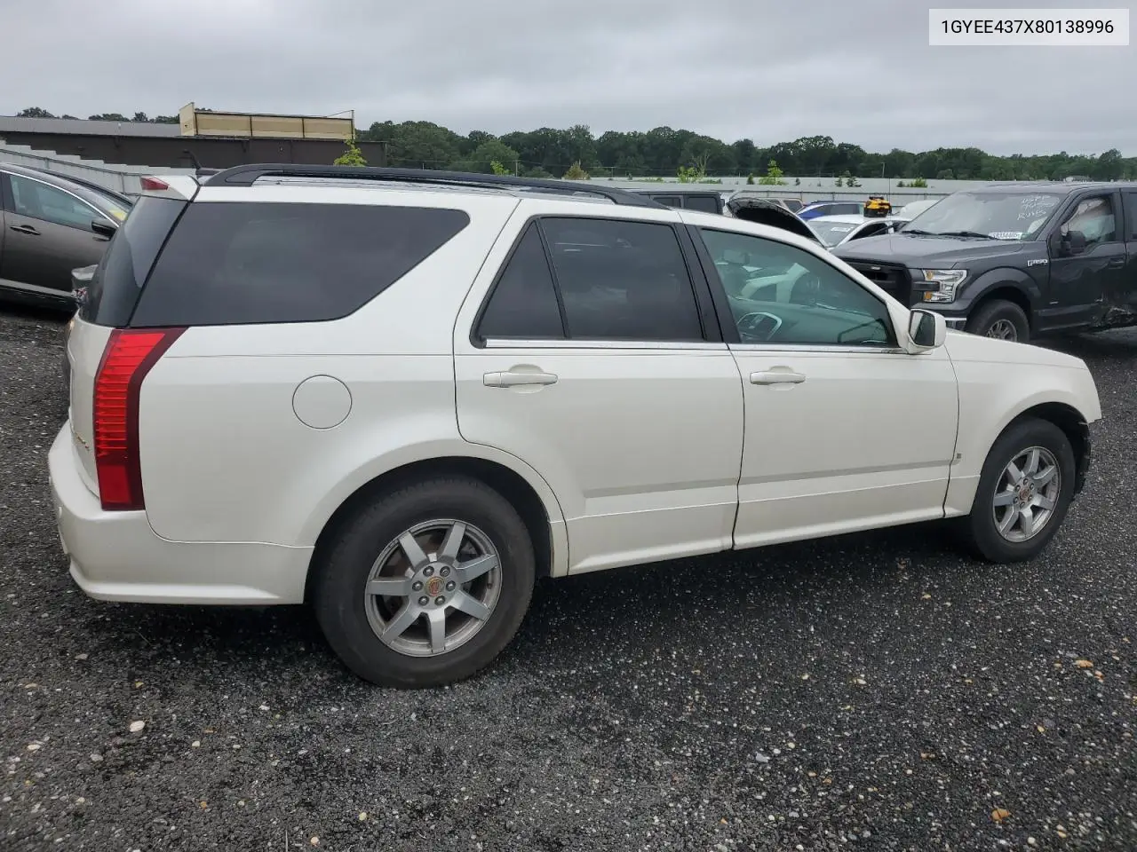 2008 Cadillac Srx VIN: 1GYEE437X80138996 Lot: 58842825
