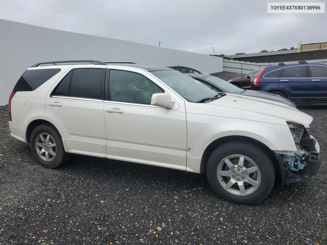 2008 Cadillac Srx VIN: 1GYEE437X80138996 Lot: 58842825