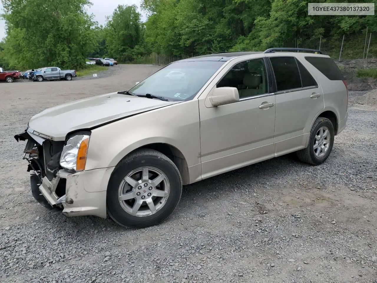 2008 Cadillac Srx VIN: 1GYEE437380137320 Lot: 58853675