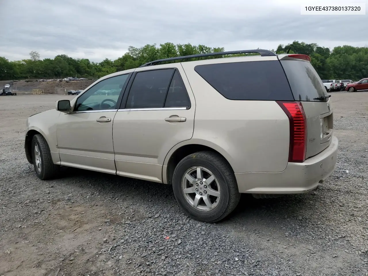 2008 Cadillac Srx VIN: 1GYEE437380137320 Lot: 58853675