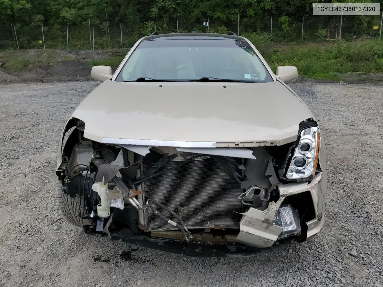 2008 Cadillac Srx VIN: 1GYEE437380137320 Lot: 58853675