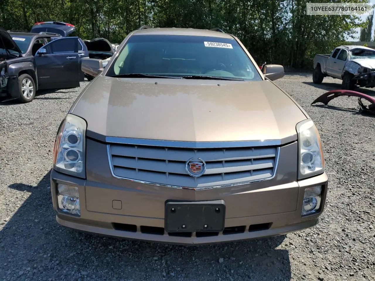 2008 Cadillac Srx VIN: 1GYEE637780164161 Lot: 59238545